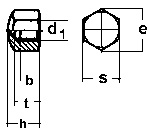 Din 917 Hex Cap Nut