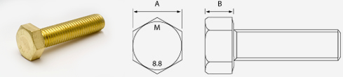 Din 933 Hexagon Head Set Screws